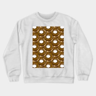 Chocolate Donuts Pattern Crewneck Sweatshirt